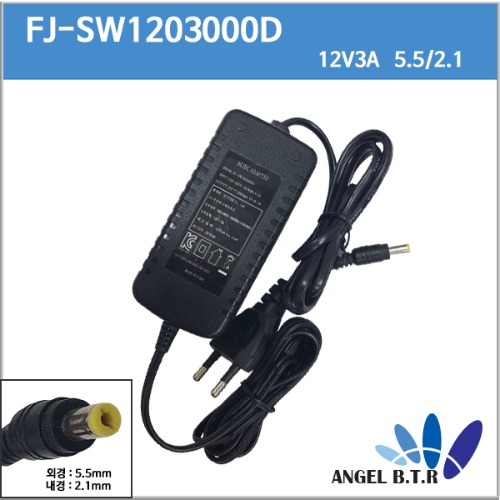 FJ-SW1203000D/12V3A/12v 3a/ 코드코드 일체형 아답타